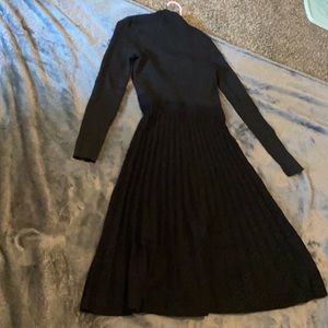 Black sweater dress